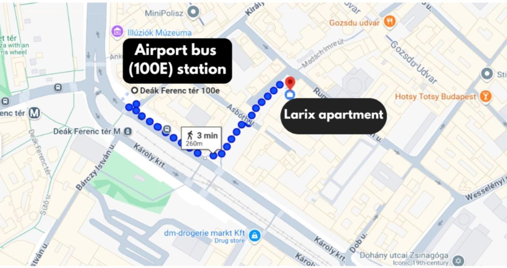 Larix Apartman Будапеща Екстериор снимка